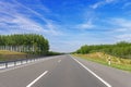 Empty automobile expressway.