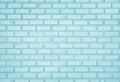 Empty Background wide Blue brick wall texture. Calm white tile square or stone pattern seamless, Mint Green limestone abstract Royalty Free Stock Photo