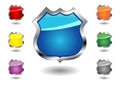 Empty badges set Royalty Free Stock Photo