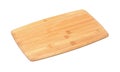Empty bamboo cutting board