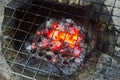 Empty Barbecue Charcoal Cast Iron Grill Royalty Free Stock Photo