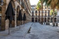 Empty Barcelona after confination for coronavirus