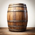 Empty Barrel Shape Background with Open Space for Design Royalty Free Stock Photo