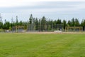 Empty Baseball Field Royalty Free Stock Photo