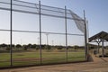 Empty baseball practice field Royalty Free Stock Photo