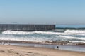 Empty Beach at Border Field State Park at International Border Royalty Free Stock Photo