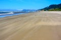 Empty Beach - Bright Sky - Cannon Beach - Copy Space Royalty Free Stock Photo