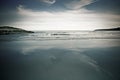 Empty beach in Ireland Royalty Free Stock Photo