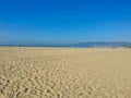 an empty beach in miami Royalty Free Stock Photo