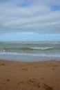 Empty beach at the northsea