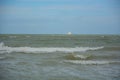 Empty beach at the northsea