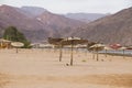 Empty beach in Taba, Egypt Royalty Free Stock Photo