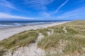 Empty beach on Wadden island Royalty Free Stock Photo