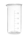 Empty beaker on background. Laboratory glassware