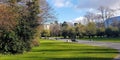 Calm and beautiful park in central Dublin, Ireland Royalty Free Stock Photo