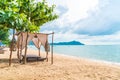 Beautiful pavilion on beach