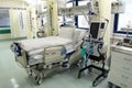 Empty bed waiting for patient.Intensive Care Unit Royalty Free Stock Photo