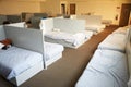 Empty Beds In Homeless Shelter Royalty Free Stock Photo