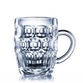 Empty beer glass Royalty Free Stock Photo