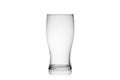 Empty beer glass isolated on a white background without glare. Reflection on the surface. Back light Royalty Free Stock Photo