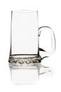 Empty beer mug Royalty Free Stock Photo