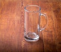 Empty beer mug Royalty Free Stock Photo