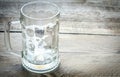 Empty beer mug Royalty Free Stock Photo