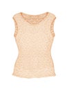 Empty beige lace top