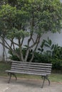 Empty bench waiting for who does not come Royalty Free Stock Photo