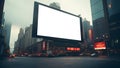 Empty billboard, outdoor info banner, Blank signboard city, Clear billboard space, big digital screen Royalty Free Stock Photo