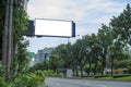 Empty billboards on the streets of Thailand Blank billboard Royalty Free Stock Photo