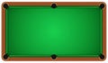 Empty Billiard Table On A White Background