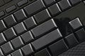 Empty black button of computer keyboard. Royalty Free Stock Photo