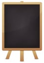 Empty Blackboard For Advertisement