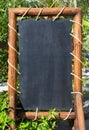 Empty blackboard, menu board Royalty Free Stock Photo