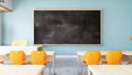 Empty blank schoolboard background, school board template