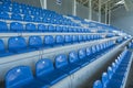 Empty bleachers - Stadium seats Royalty Free Stock Photo