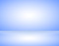 Empty blue color product showcase. Studio room background. Used as background for display your product, Vector Royalty Free Stock Photo