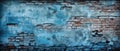 Empty blue old brick wall background texture for design With Copy Space Royalty Free Stock Photo