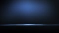 Empty blue studio room. Dark background. Abstract dark empty studio room texture. Royalty Free Stock Photo