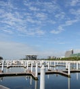 Empty boat docks