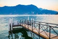 Empty boat pier