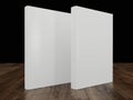 Empty book mockup template Royalty Free Stock Photo