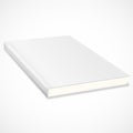 Empty book with white cover Royalty Free Stock Photo