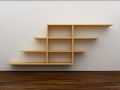 Empty bookshelf