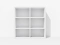 Empty bookshelf