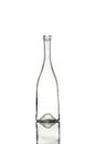 Empty bottle isolated over the white background Royalty Free Stock Photo