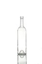 Empty bottle isolated over the white background Royalty Free Stock Photo