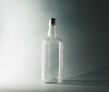 Empty bottle to be reused to contain water or wine