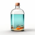 Hyperrealistic Marine Life Bottle With Absinthe Culture